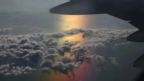 Flight of the plane Stock Footage 103031908