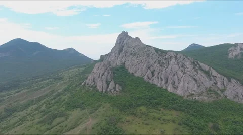 The flight of the quadcopter Stock Footage 67857074