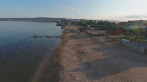 The flight of the quadcopter Stock Footage 67857972