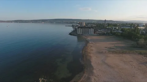 The flight of the quadcopter Stock Footage 67858068