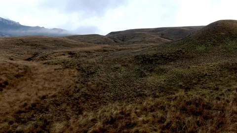 Flight removal from the mountain range Stock Footage 105673041