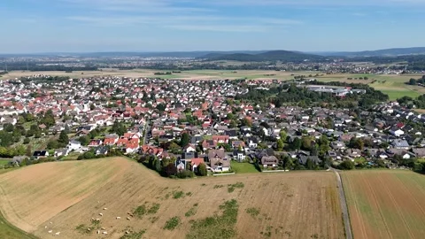 A flight at Roedermark-Urberach Stock Footage 285935114