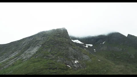 Flight round in mountain in norway Stock Footage 283559644