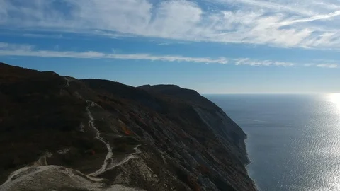 Flight at sea5 Stock Footage 128692696