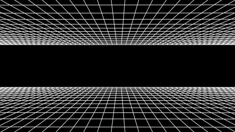 Flight seamless grid net polygonal wireframe abstract retro drawing illustration Stock Illustration