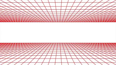 Flight seamless grid net polygonal wireframe abstract retro drawing illustration Stock Illustration