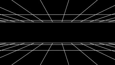 Flight seamless grid net polygonal wireframe abstract retro drawing illustration Stock Illustration