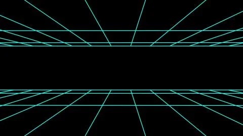 Flight seamless grid net polygonal wireframe abstract retro drawing illustration Stock Illustration