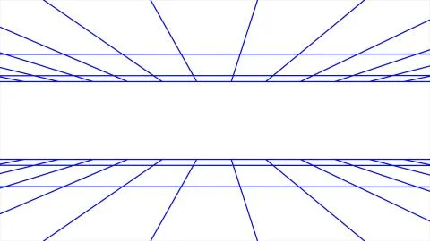 Flight seamless grid net polygonal wireframe abstract retro drawing illustration Stock Illustration