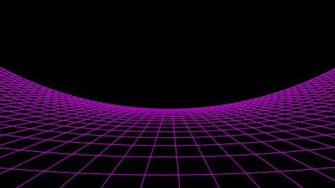 Flight seamless grid net polygonal wireframe abstract retro drawing illustration Stock Illustration