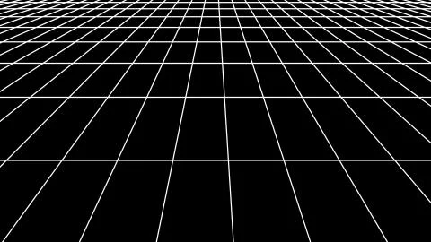 Flight seamless grid net polygonal wireframe abstract retro drawing illustration 스톡 일러스트