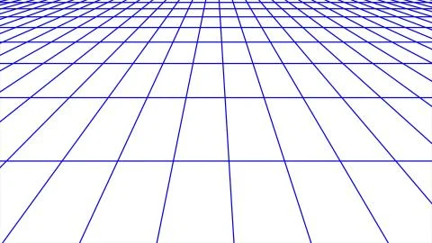 Flight seamless grid net polygonal wireframe abstract retro drawing illustration Stock Illustration