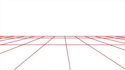 Flight seamless grid net polygonal wireframe abstract retro drawing illustration Stock Illustration