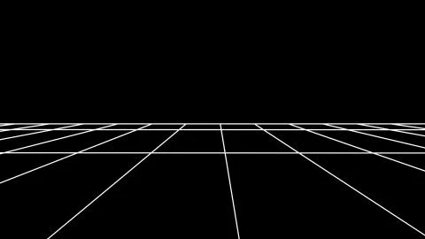 Flight seamless grid net polygonal wireframe abstract retro drawing illustration 스톡 일러스트