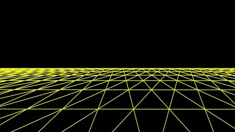 Flight seamless grid net polygonal wireframe abstract retro drawing illustration 스톡 일러스트