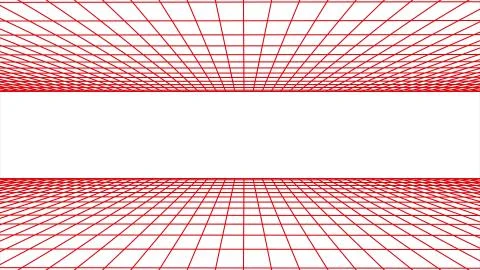 Flight seamless grid net polygonal wireframe abstract retro drawing illustration Stock Illustration