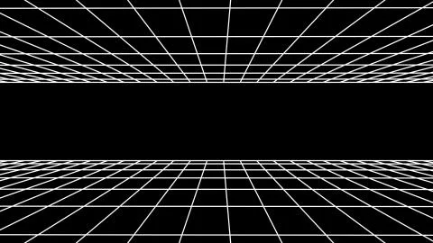 Flight seamless grid net polygonal wireframe abstract retro drawing illustration Stock Illustration