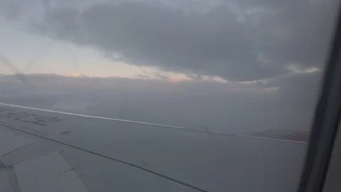 Flight from Shanghai to Qingdao Stock Footage 124905716
