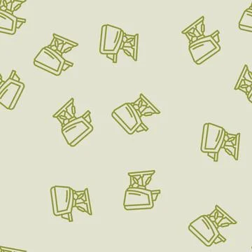 Flight simulator aeronautical engineer line vector seamless pattern Stock Illustration