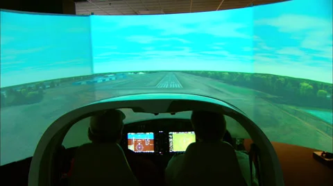 Flight Simulator Exterior Landing 動画素材 36658114