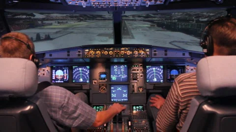 Flight simulator Video stock 923838