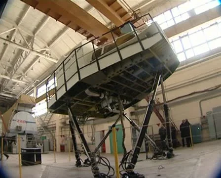 Flight simulator Stock Footage 8916591