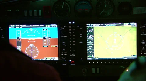 Flight Simulator Interior Glass Panel 動画素材 36660748