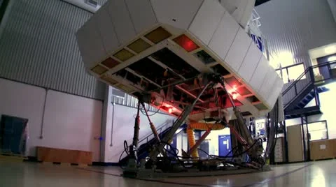 Flight Simulator Tilt Stockbeeldmateriaal 22778976