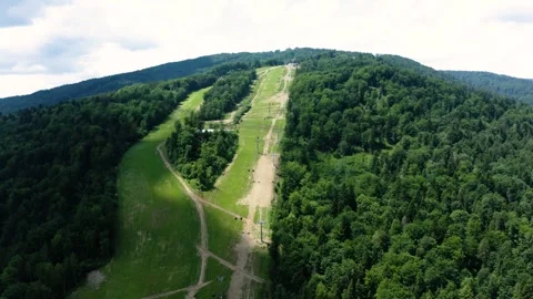 Flight in the sky over the mountains of Poland Stock Footage 248055608