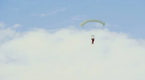 Flight skydiver Stock Footage 5165584