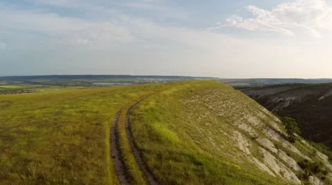 Flight in spring mountain 動画素材 50275448