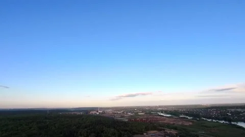 Flight at the stadium Stock Footage 196811018