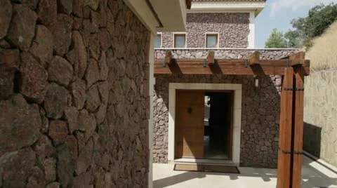 Flight on steadicam by a lithoidal wall Stock-Footage 12076681