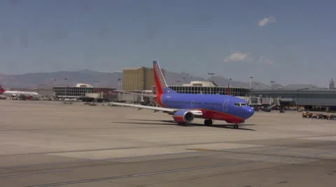 Flight on Tarmac Stock Footage 26318985