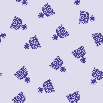 Flight test aeronautical engineer glyph seamless pattern Stock Illustration