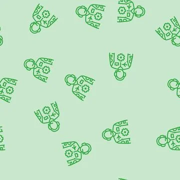 Flight test aeronautical engineer line seamless pattern 스톡 일러스트