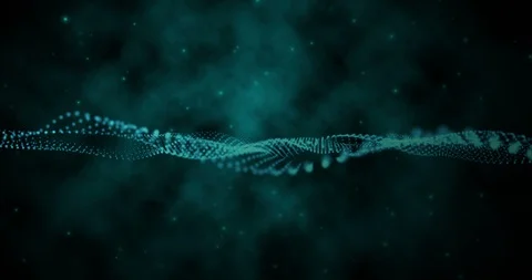 Flight through blue galaxy space. 4K animated background Stock Footage 106468741