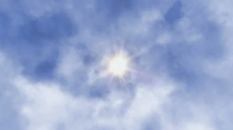 A flight through a bunch of nice puffy clouds Video stock 60241924