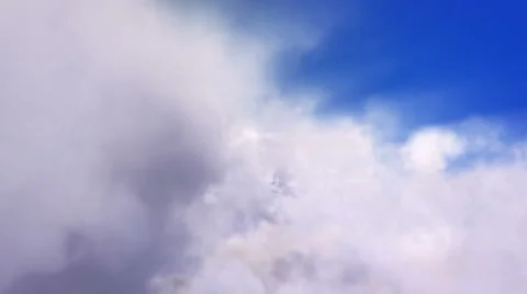 Flight Through Clouds  Stock Footage 1105674