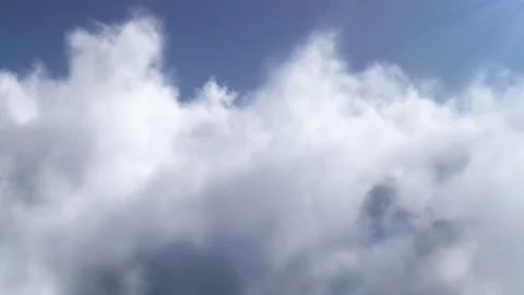 Flight Through the Clouds. Stock Footage 201483041
