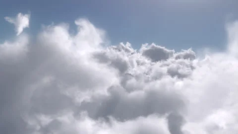 Flight Through the Clouds. Video stock 221944344