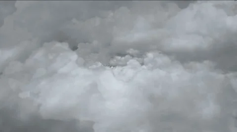 Flight through clouds in time lapse Video stock 7983504