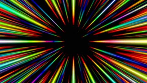 Flight through colorful space Video stock 195790059