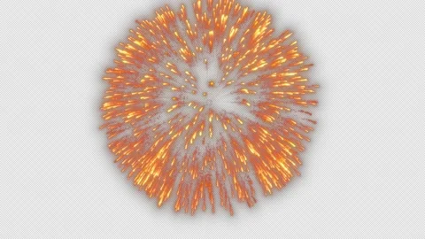 Flight Through fireworks isolated on transparent black background. Stock Footage 202208702