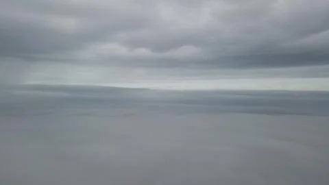 Flight through the fog Stock Photos