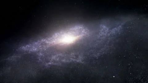 Flight through the galaxy Stock Footage 104758332