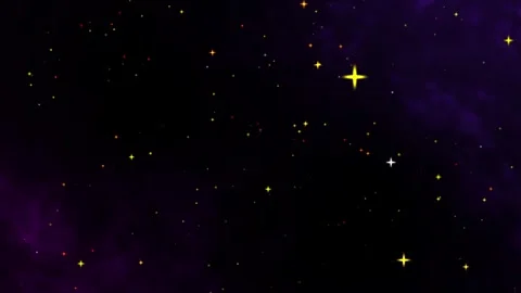 Flight through the galaxy, through the stars in space Stock Footage 282879395