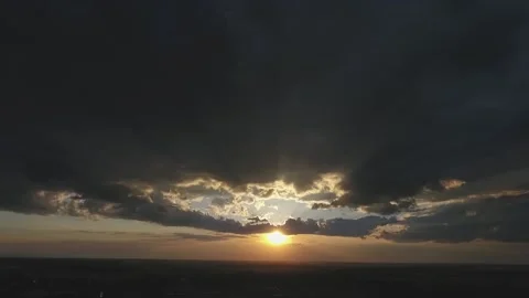 Flight through moving cloudscape Video stock 97181241