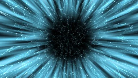 A flight through an optical tunnel. Abstract motion graphics. Stock Footage 263193967