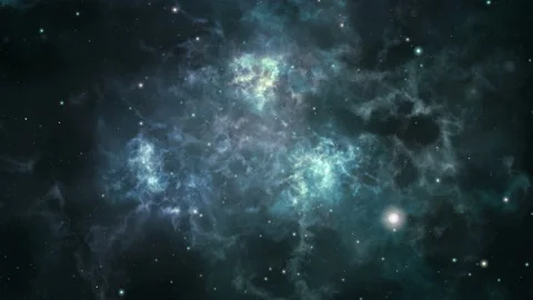 Flight through outer space Stock Footage 111667697